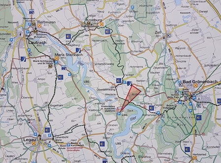 Wanderkarte der Umgebung